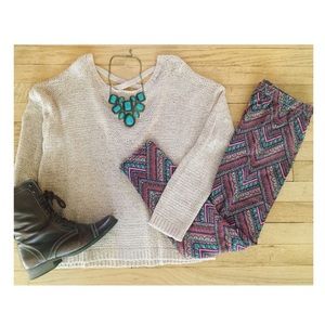 Criss-Cross Back Sweater